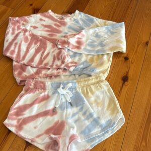 Z Supply crop top sweatshirt 2 piece